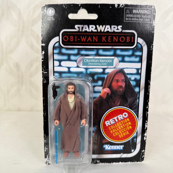 5 for $25| Hasbro Star Wars Retro Collection Obi-Wan Kenobi Action Figure - Picture 5 of 5